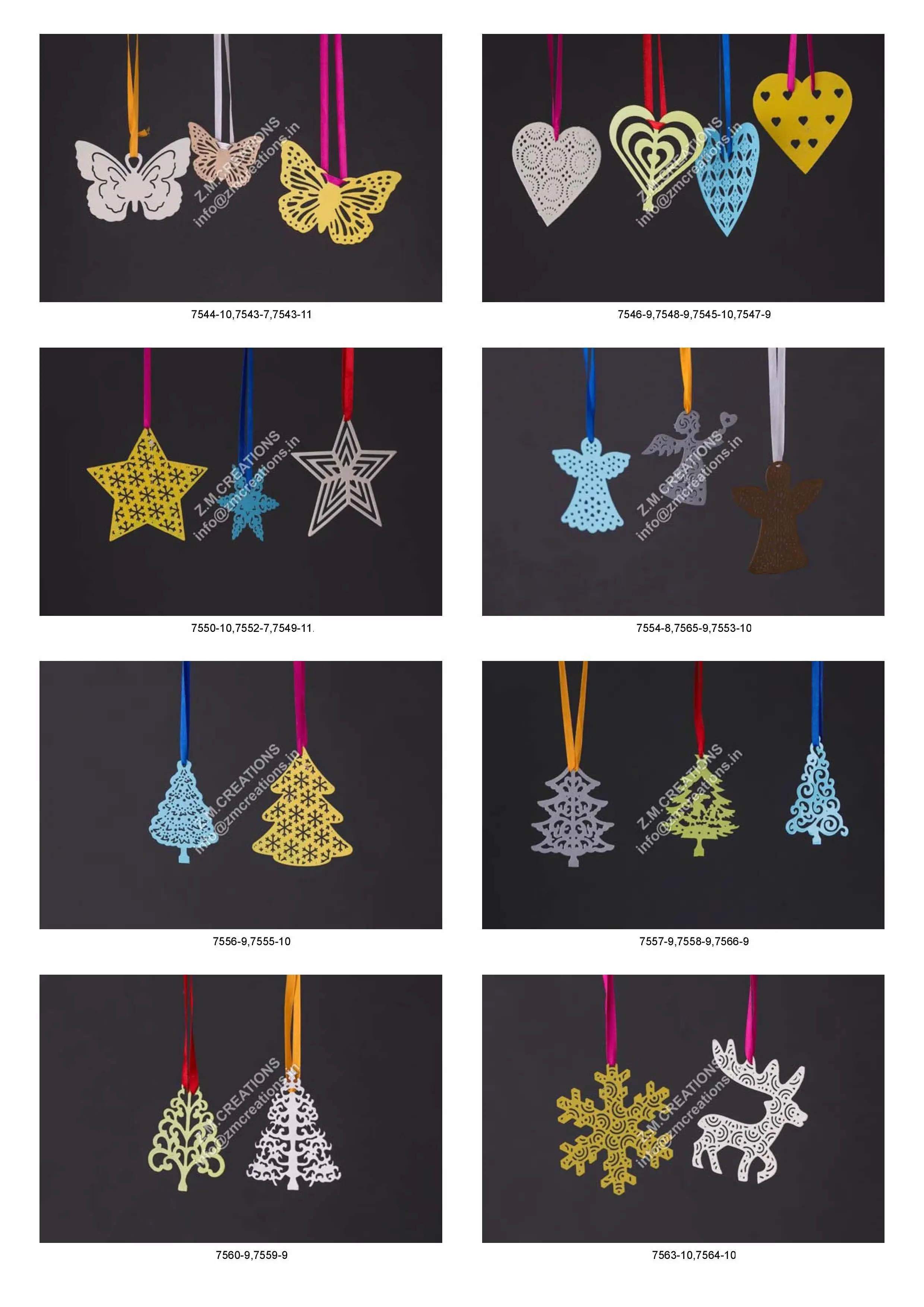 Wall Hangings Christmas Tree Genuine Goods At A Fair Price Decoration Handmade Metal Star Ornament Christmas Tree Hanging