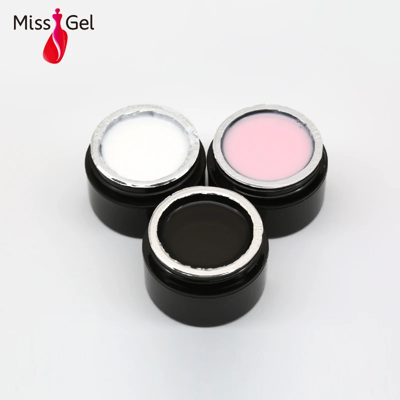 Missgel custom private label clear uv gel nail extension hard gel