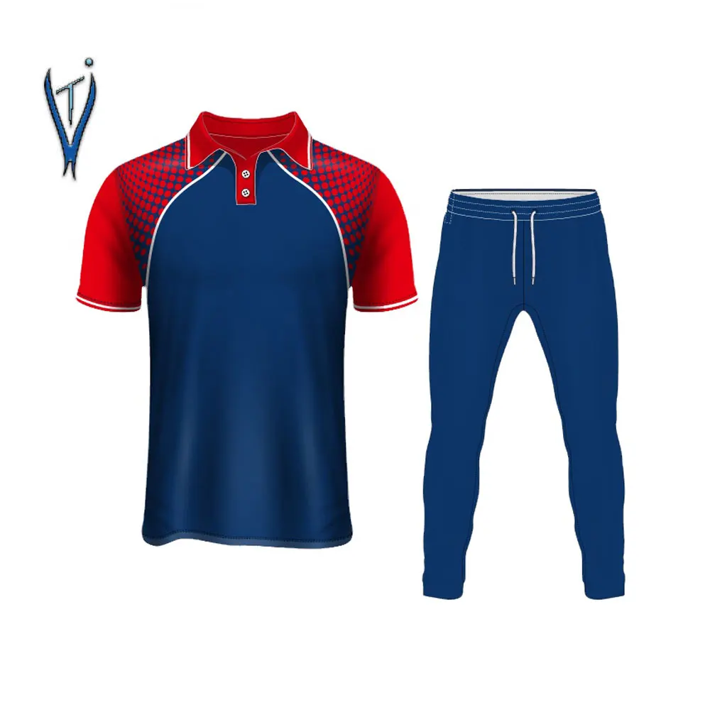 Beautiful Design Custom made team logo and name cricket jersey sublimation printing cricket Uniform