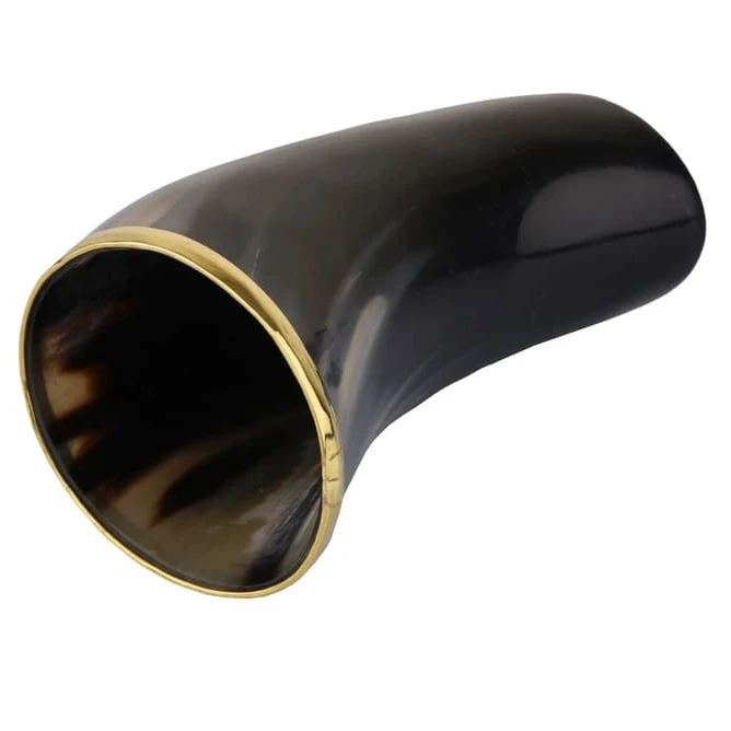 100% Natural buffalo Horn Drinking Glass Genuine Viking Glass Handcrafted Tankard High Selling Beer Ox Mug