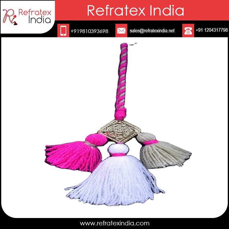 Decorative Handmade Bag Tassel Fancy Tassel for Bag Decoration in India