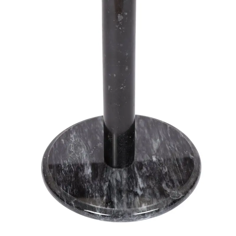 Marble Paper Towel Holder Black Countertop Storage Bathroom Gloss Polish Tissue Roll Toilet Standing Kitchenware Wholesale