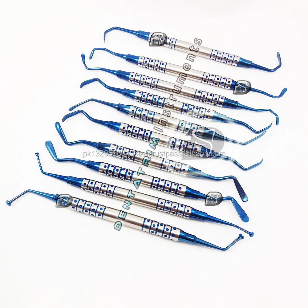 Высококачественный набор из 10 инструментов для подъема зубных пазух нержавеющей стали стоматологическое оборудование