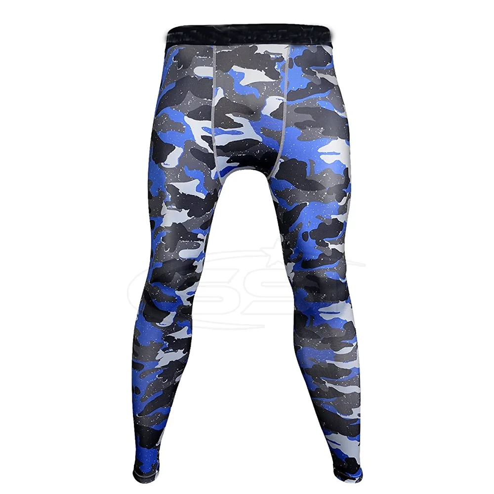 Custom Men Sport Gym Compression Wear Under Base Layer Shorts Long Pants Athletic Tight