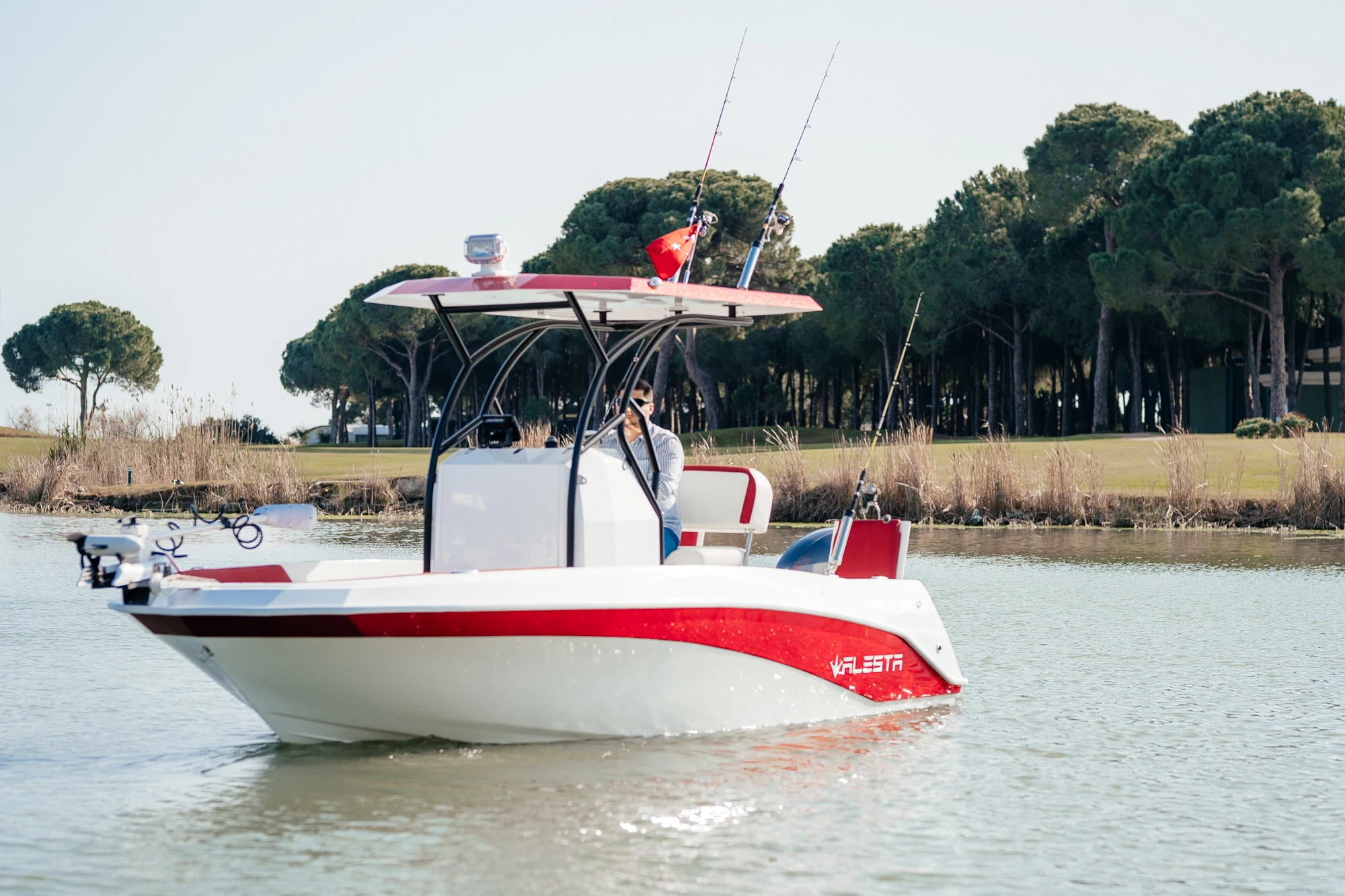 Alesta Marine Luxury Marlin 500 PRO Model BLUE New Fiber Glass Fishing Speed Boat Best Quality White Ocean Sea Lake River 5 M