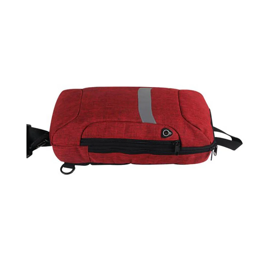 
Fashion Custom Sports Bags Sling Gym Travel Bike Laptop Chest Sling Shoulder Messenger Crossbody Phone Bags with Headphone Hole 