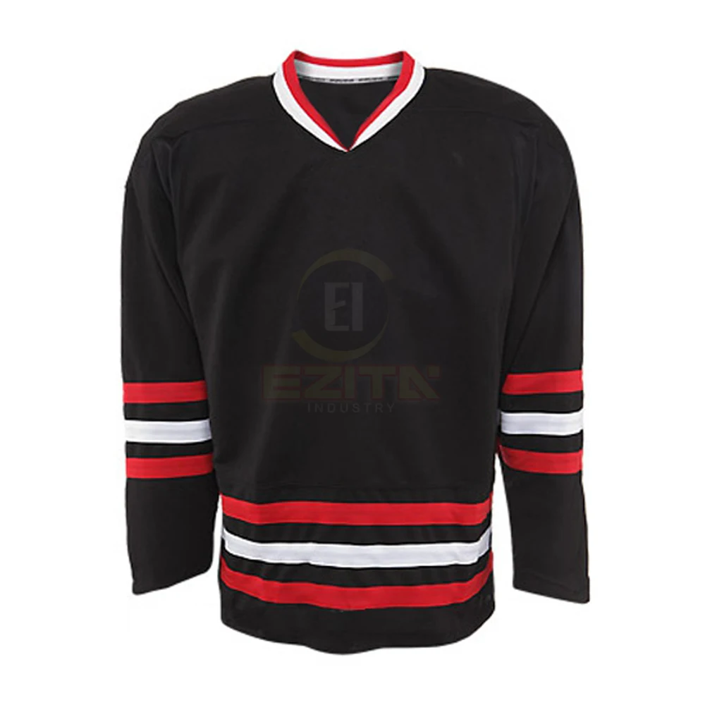  Модная мужская футболка для хоккея с шайбой