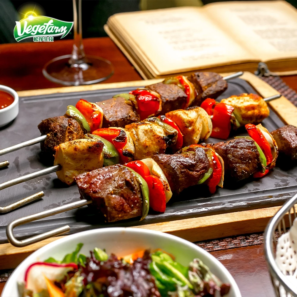 Tasty Plant Based Meat Taiwan Food Vegan Beef Chunk