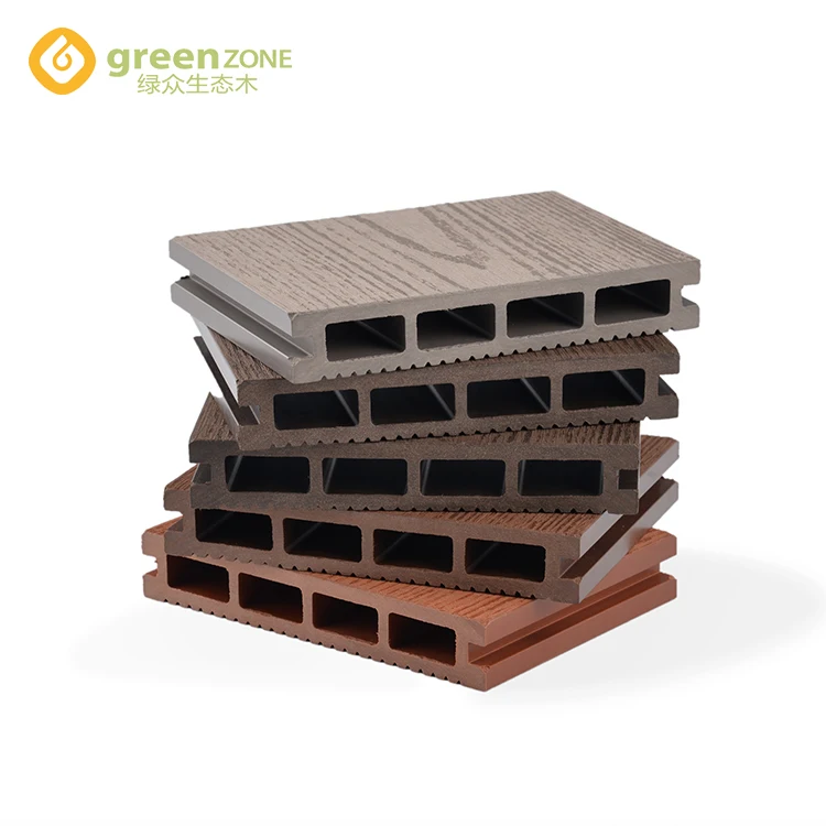 Anti-scratch composite deck outdoor tile eco decking wood grain