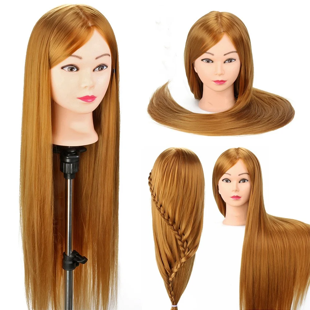Professional hairdressing dummy hair mannequins heads training head with hair