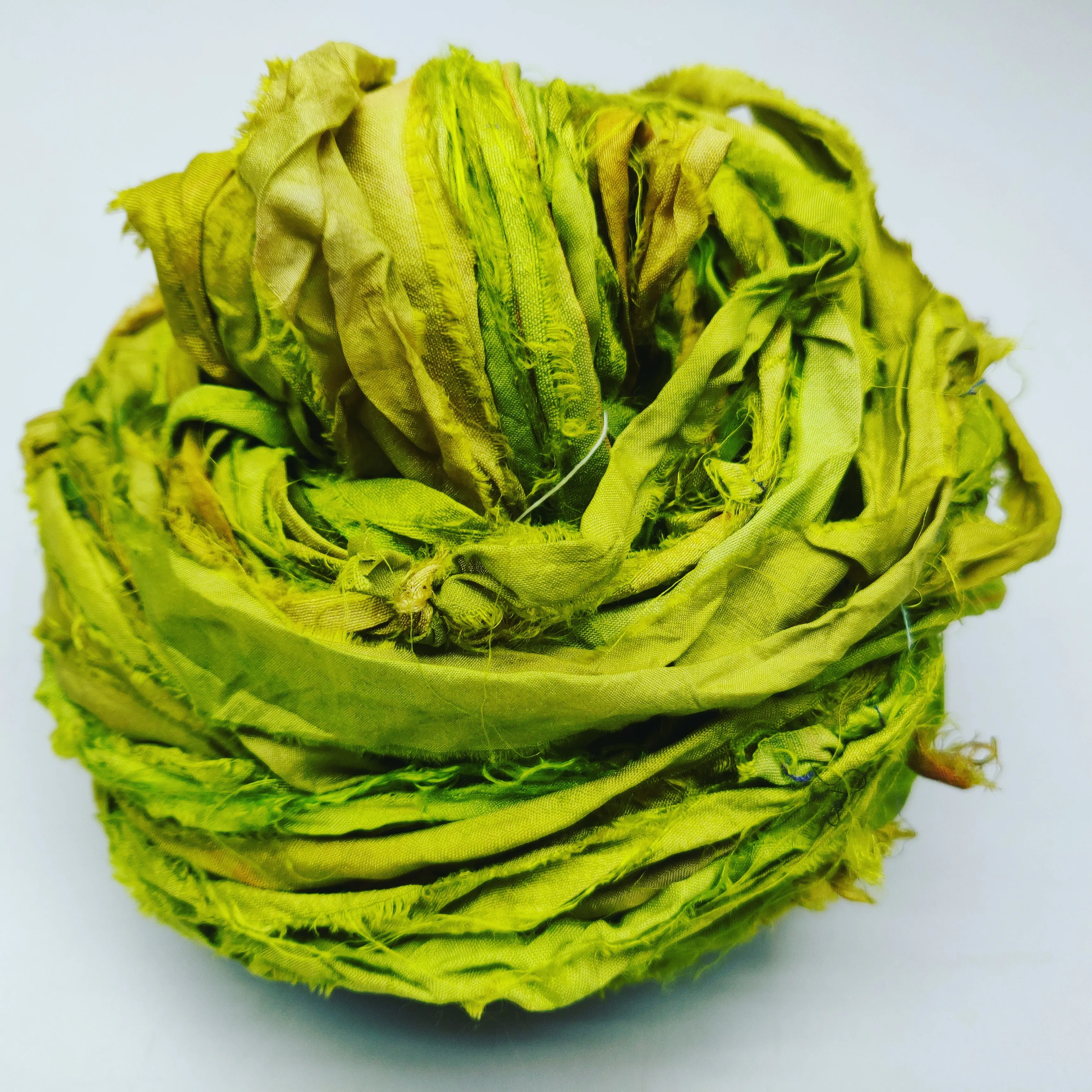 Шелковая лента сари пряжа 3-дюймовая ткань с принтом корсажная рисунок в горошек материал для лица