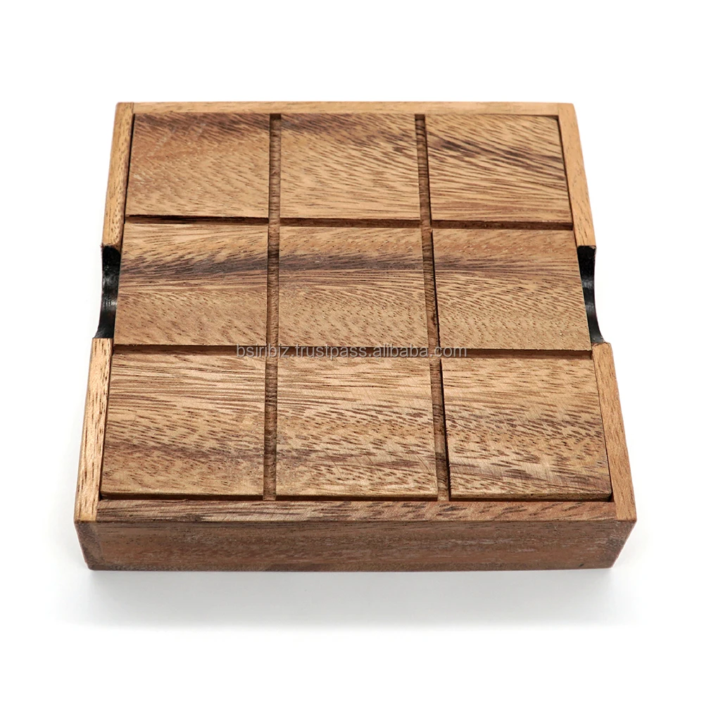 Tic Tac Toe Wood Board Games for Kids and Family Games for Mall Entertainment Party