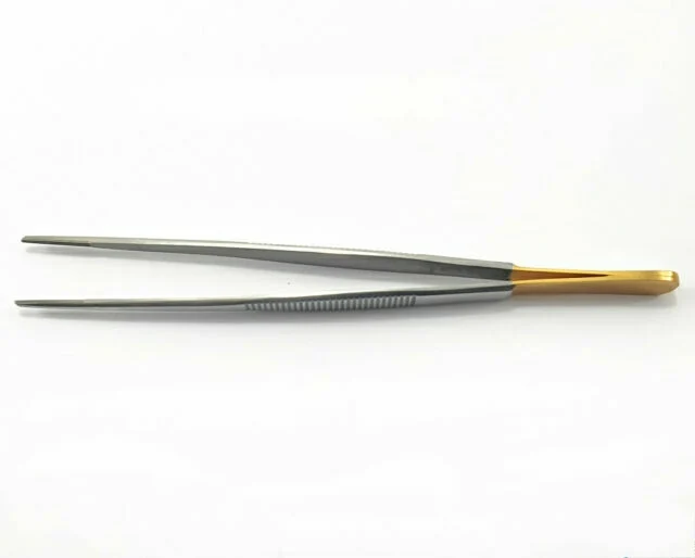 Stainless Steel Thumb Tissue Forceps Straight High Quality Medical Grade