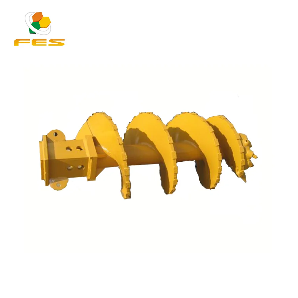 Excellent quality foundation drilling flight augers double cut single cut for rock and clay with factory price