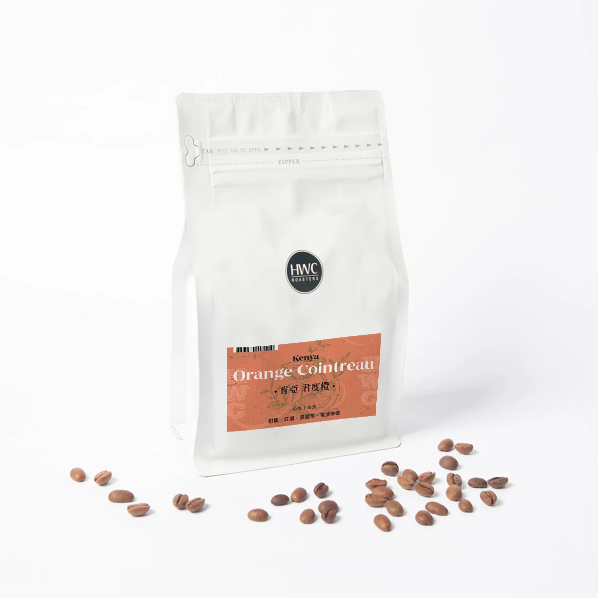New product Kenya Orange Cointreau hwc arabica roast whole bean coffee beans price