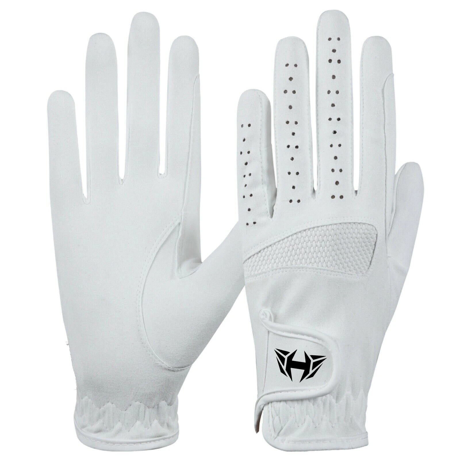 
Horse Riding Equestrian Nubuck Suede Leather Ladies Gloves breathable White comfortable Horse Riding Gloves 