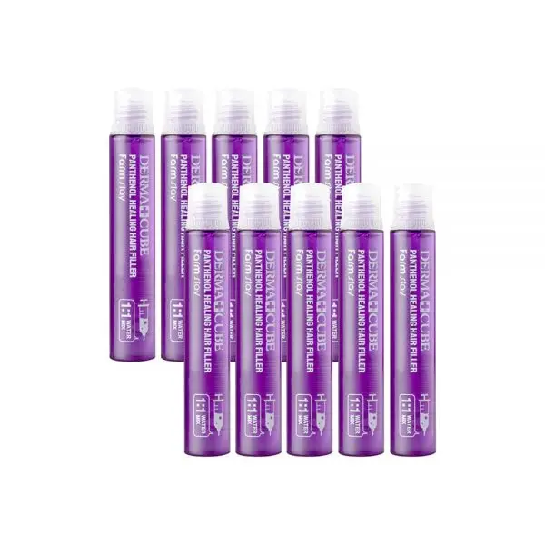 Korea cosmetic FARMSTAY DERMACUBE PANTHENOL HEALING HAIR FILLER hair essence Nutrition Damaged hair care