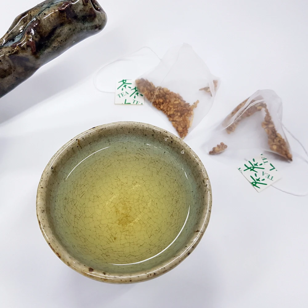 Корейский чай для похудения из корней заусенцев в пирамиде чайные пакетики с треугольным фильтром Сделано Корее