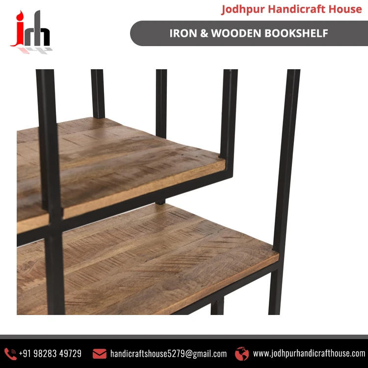 
Highest Quality Strong Wooden Material 8 Section Wooden Bookshelf for Library 