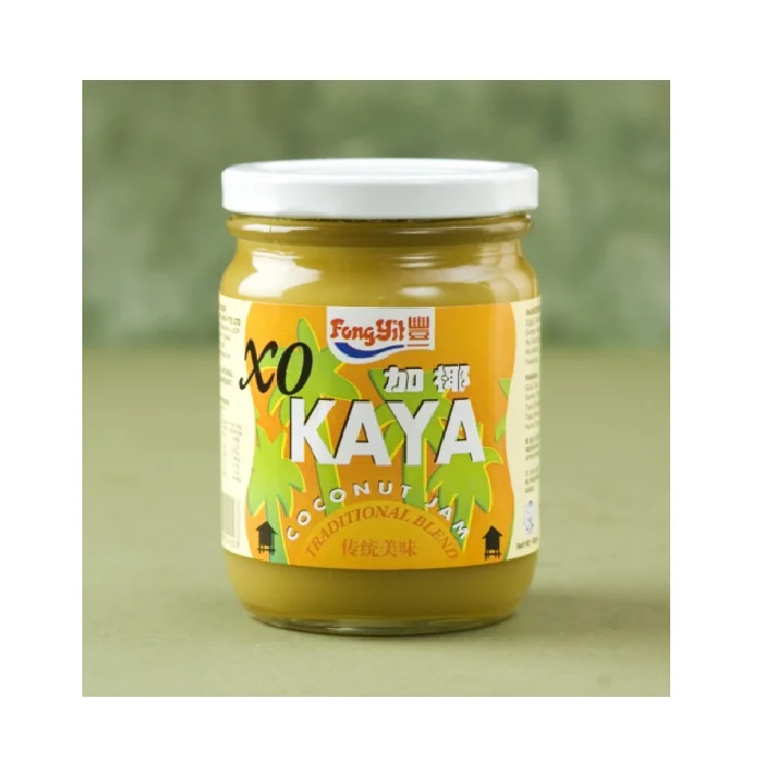 OEM ISO Certification with 12 Months Shelf Life Ambient Storage 270G Bottle Fong Yit Traditional XO Kaya Bread Sauce