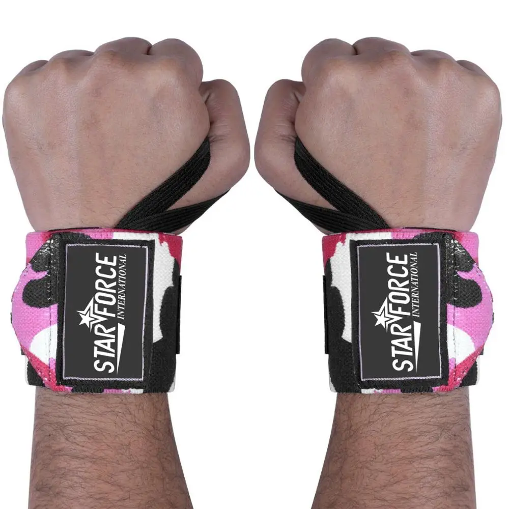 High Quality Custom logo weight lifting gloves with wrist wraps Hot Sell Amazon Lifting Wrist Straps Wrist Wraps For Fitness