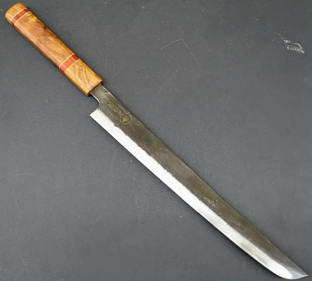 Cheap Japanese Kitchen Knife Sashimi slicer 270  Fish slicer  Hand Forged Knife  Special Bamboo Handle High Carbon Steel