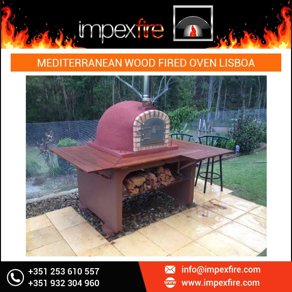 Bulk Quantity Seller of Most Selling 100% Natural Clay Made Outdoor Commercial Wood Fired Pizza Oven
