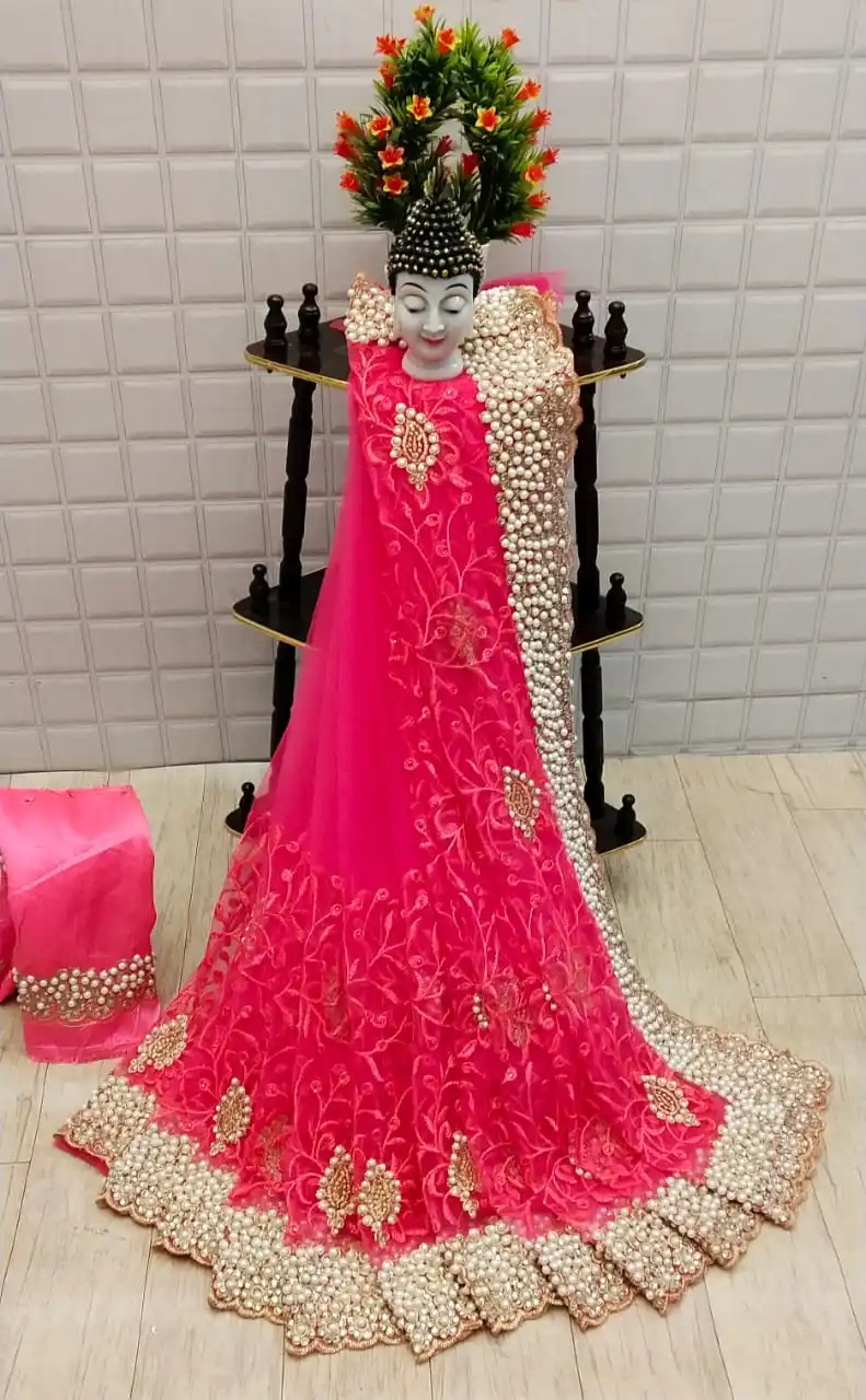 chiffon sarees surat with blouse Georgette south Indian wedding bridal wear maroon daily formal jacquard saree ready made sari