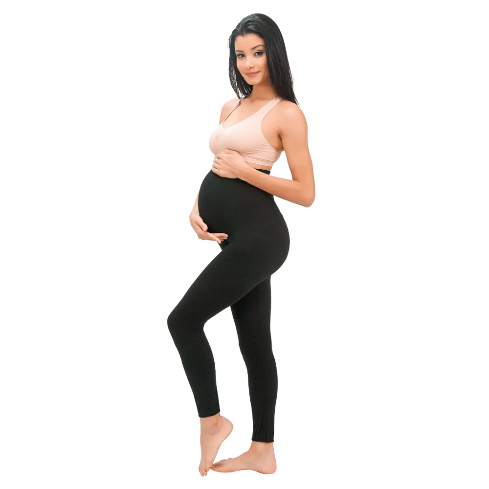 Seamless Bamboo Maternity Leggings Pants Tights for Women