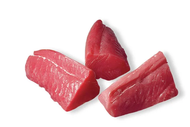 CHEAP FACTORY PRICE FROZEN TUNA SAKU LOINS CHUNK TUNA STEAK CUBETUNA LON S/O INDIAN SUPPLY SEAFOOD
