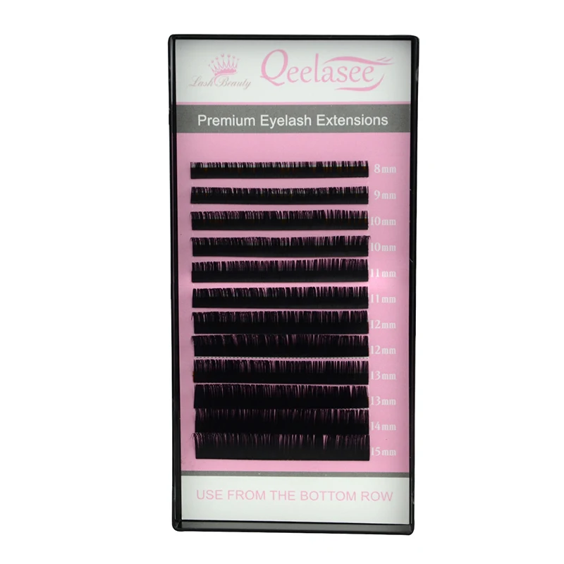 
Qeelasee professional eyelashes manufacturer faux mink hair for eyelash extensions 