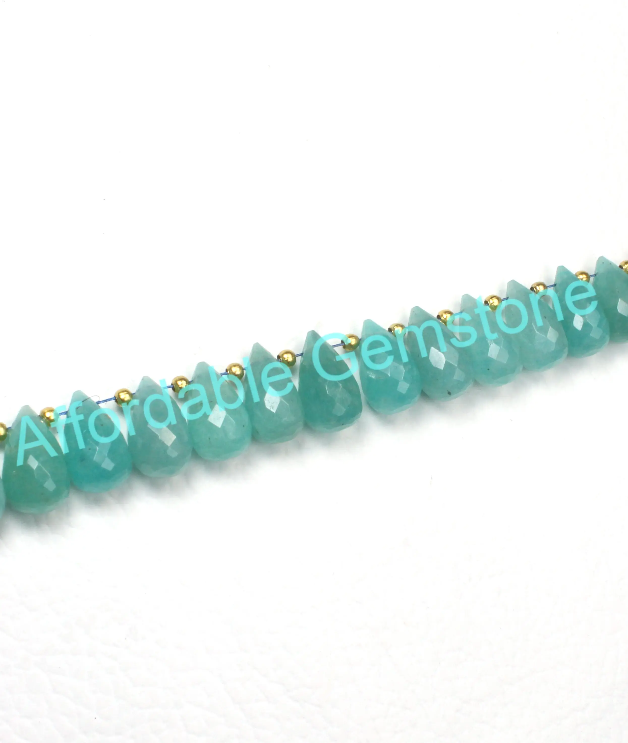 Амазонитовый драгоценный камень сверху камни в форме слезы изготовление ювелирных изделий драгоценные оптом