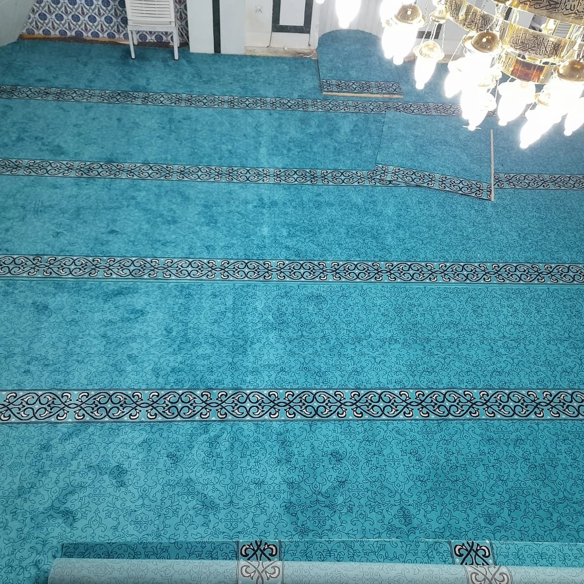 mosque carpet / Special woven mosque carpet top quality yarn polyoprepylene, acrylic, polyamide, wool wall to wall mosque carpet