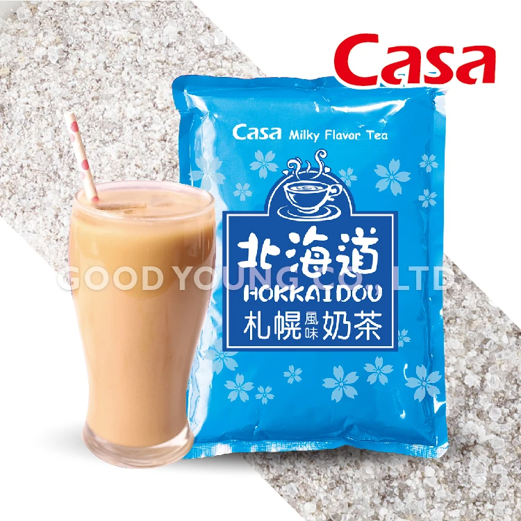 Good Young Tea Bubble Tea Ingredients Supplier Hokkaidou Instant Flavor Milktea Powder