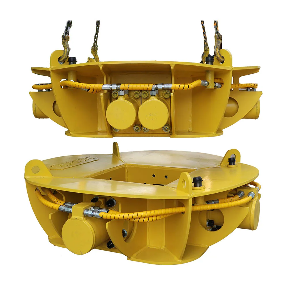 Durable hydraulic pile breaker for square piles increasing productivity and reducing costs, hydraulic pile breaker