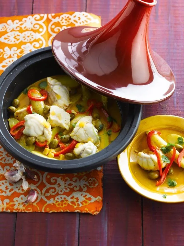 
Casserole Slow Cooker Ceramic Moroccan Cast Iron Tagine Pot 