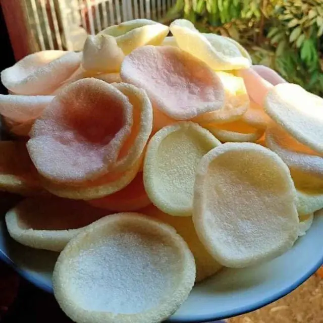 High Quality Shrimp Chips Snack Prawn Cracker White or Prawn Crackers Colored
