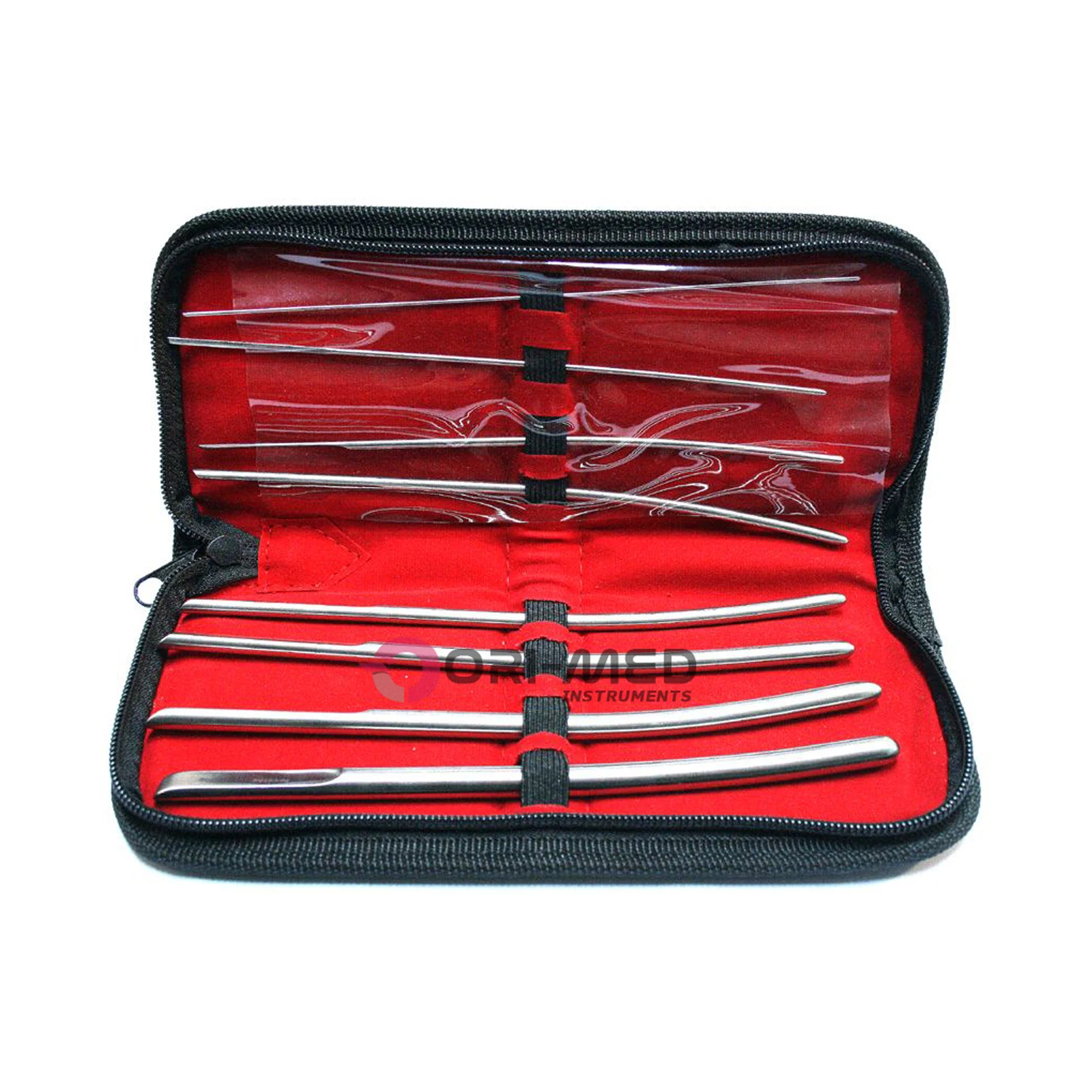 Custom OEM Strong Metal 8 pieces Set of Pratt Ultrine Dilators 13mm 43mm Medical Material Stainless Steel