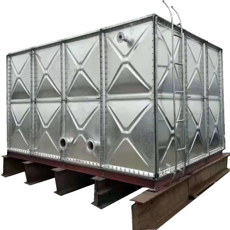 HDG Galvanized Steel Panels Bolted Assembled 30000 Liters Water Tower Tank