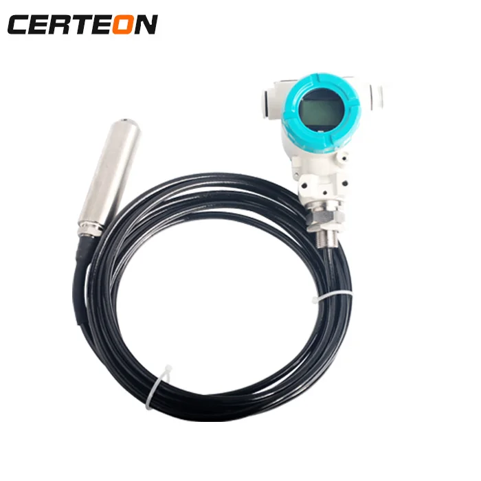 air guiding hydrostatic water level sensor gauge transmitter indicator hydraulic static pressure fuel level meter for diesel oil