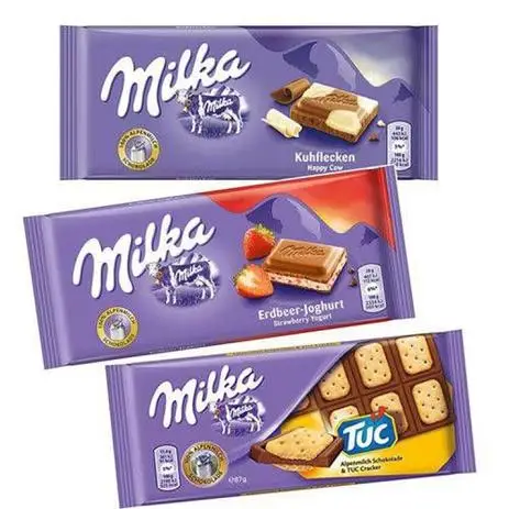 Лидер продаж шоколадные бруски Milka