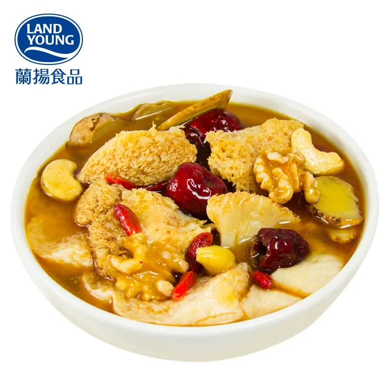 Горячая кастрюля суп мгновенный острый травяной