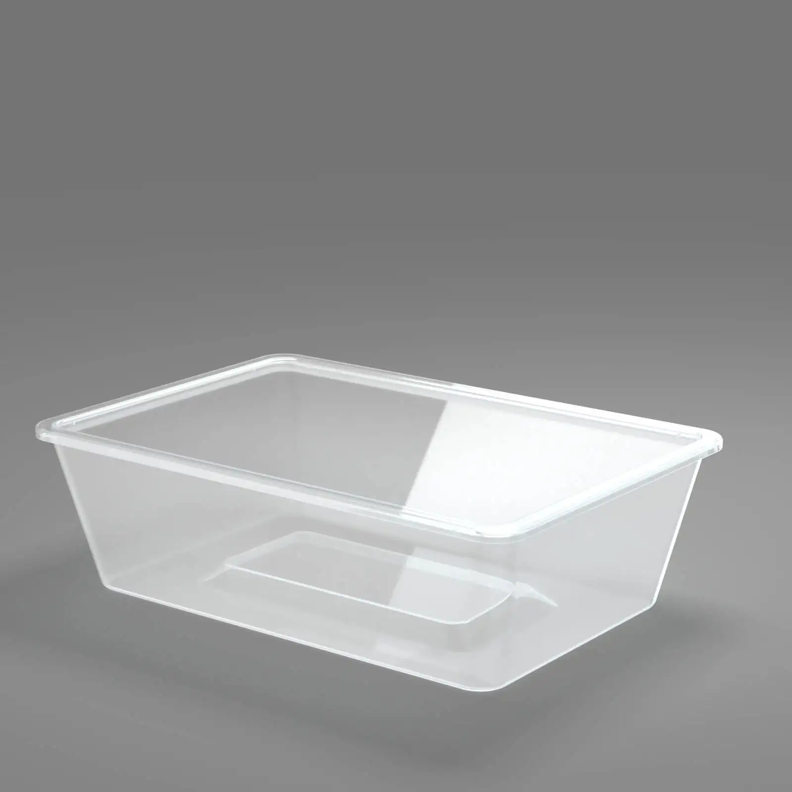 Пластиковый пищевой контейнер на вынос Лучший товар экологически чистый бесплатно одноразовый из Вьетнама-B0647