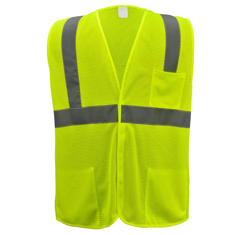 Colorful Construction Workwear Vest Safety Vest Reflective Waistcoat with Reflective Bands