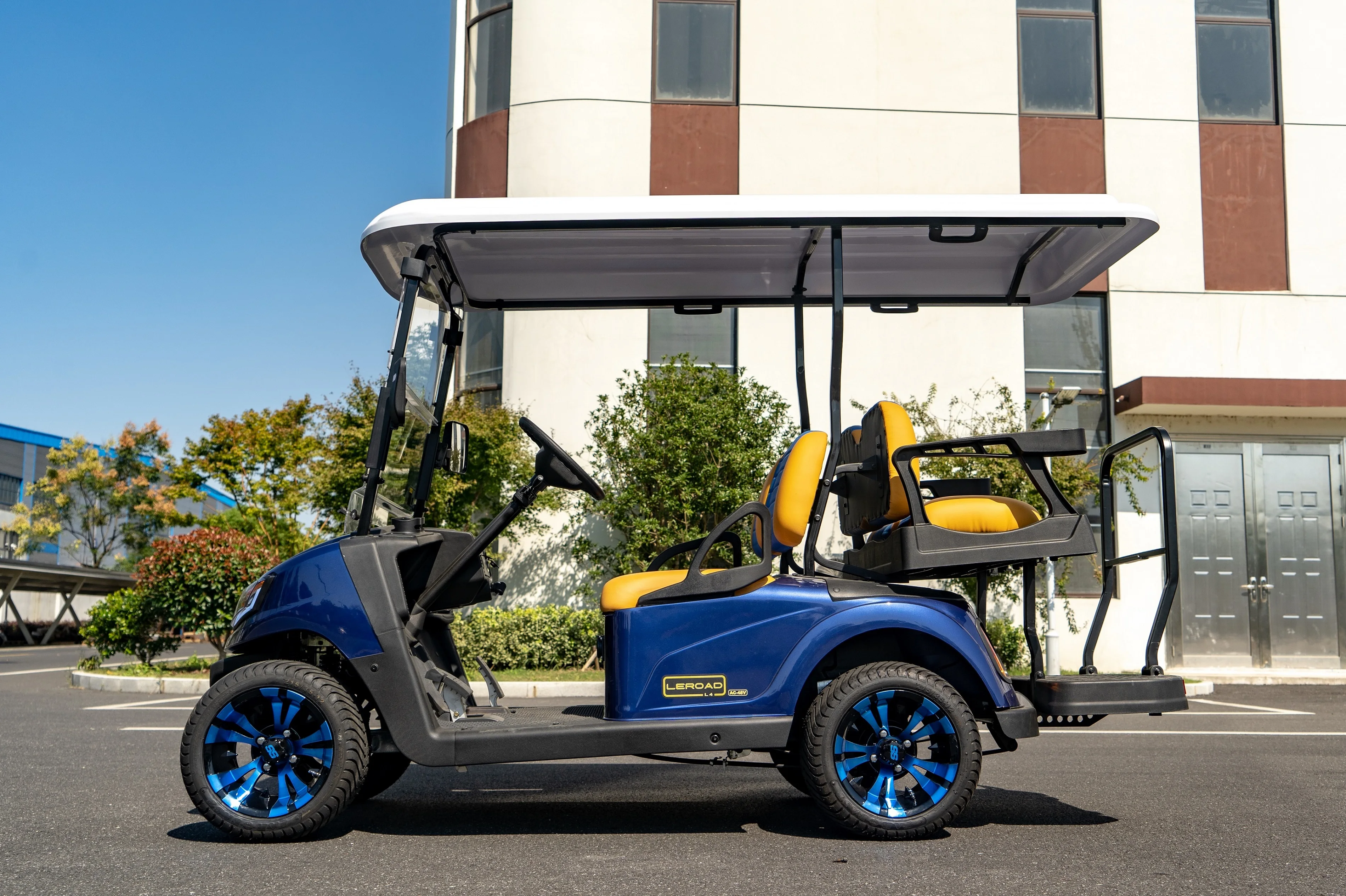 leroad colour optional have sun top and caddie  2 seats lifted electric golf cart high quality