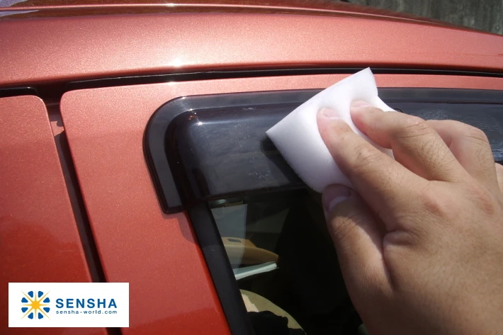 removing plastic stain PLASTIC POLISH B 4L car stain remover polish by SENSHA
