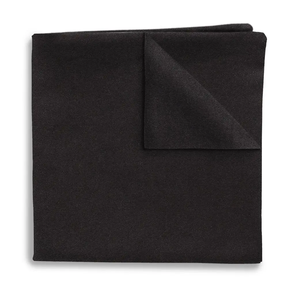 
Somerville Black Pocket Square 