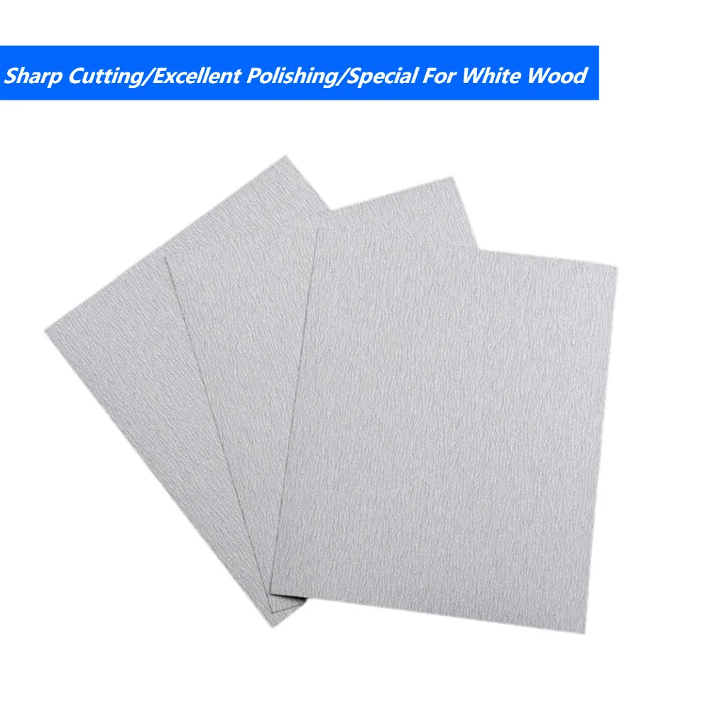 Китайское производство konaflex-профессиональная белая алюминиевая наждачная бумага 9x11 дюймов листы абразивной бумаги