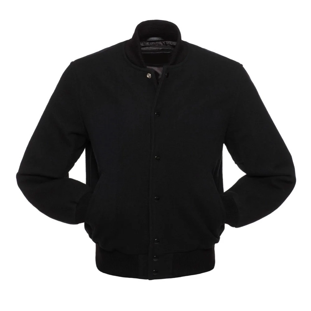 Custom Satin Bomber Jacket Men Wholesale High Quality Custom Men baseball black Quilted bomber Jacket