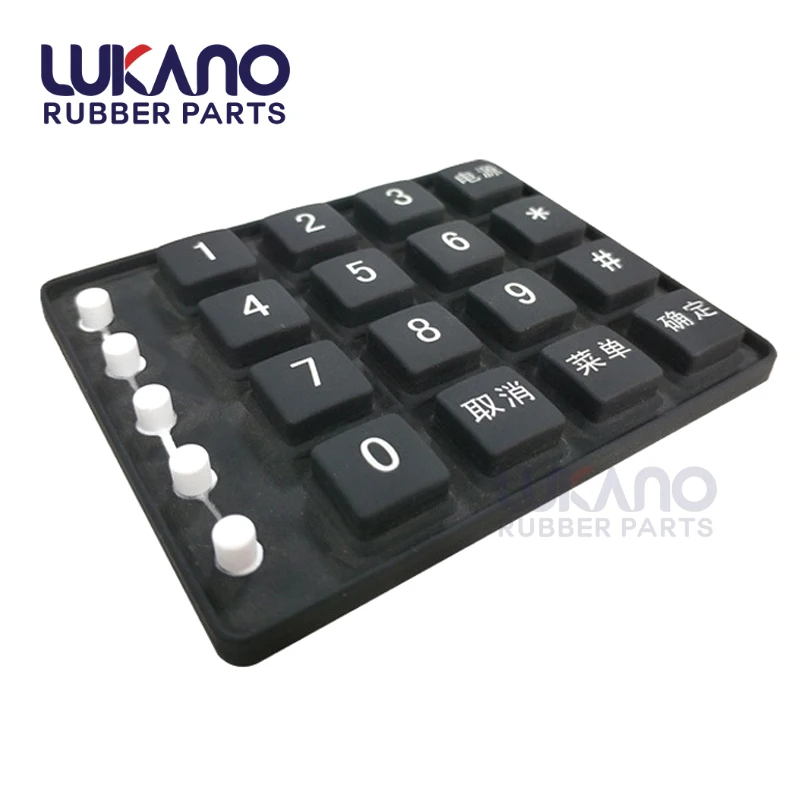 high sensitive custom silicone rubber membrane keyboard keycaps